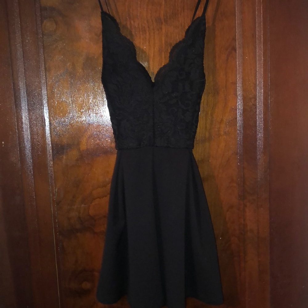 Black Lace Romper